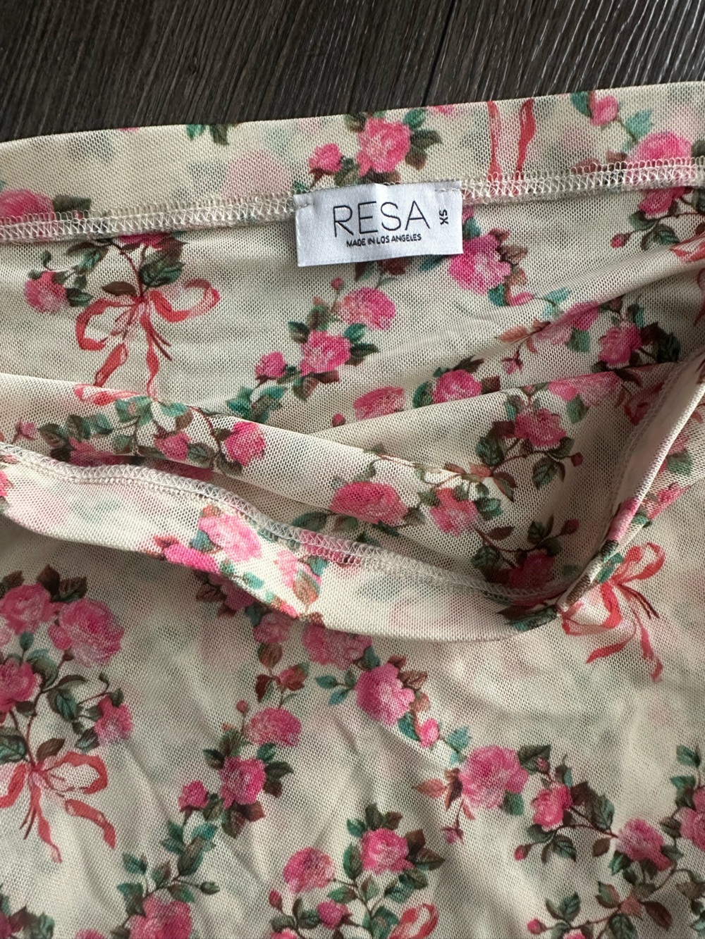 RESA mini skirt in Romeo print - Picture 2 of 4